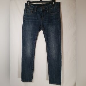 NWT BDG Dark Washed Faded Mid Rise Cigarette Ankle Sz 29W X 30L